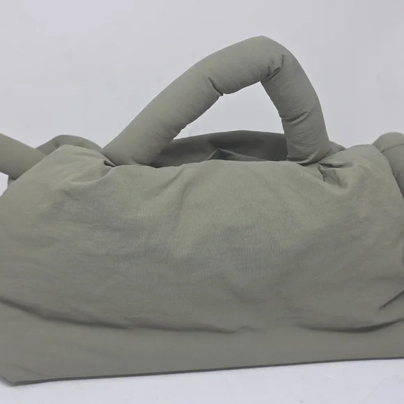 Knot-Accent Olive Green Women’s Shoulder Bag - Picture 11 of 16